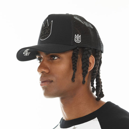 CULT LOGO MESH BACK TRUCKER HAT (626AC-CH50A)