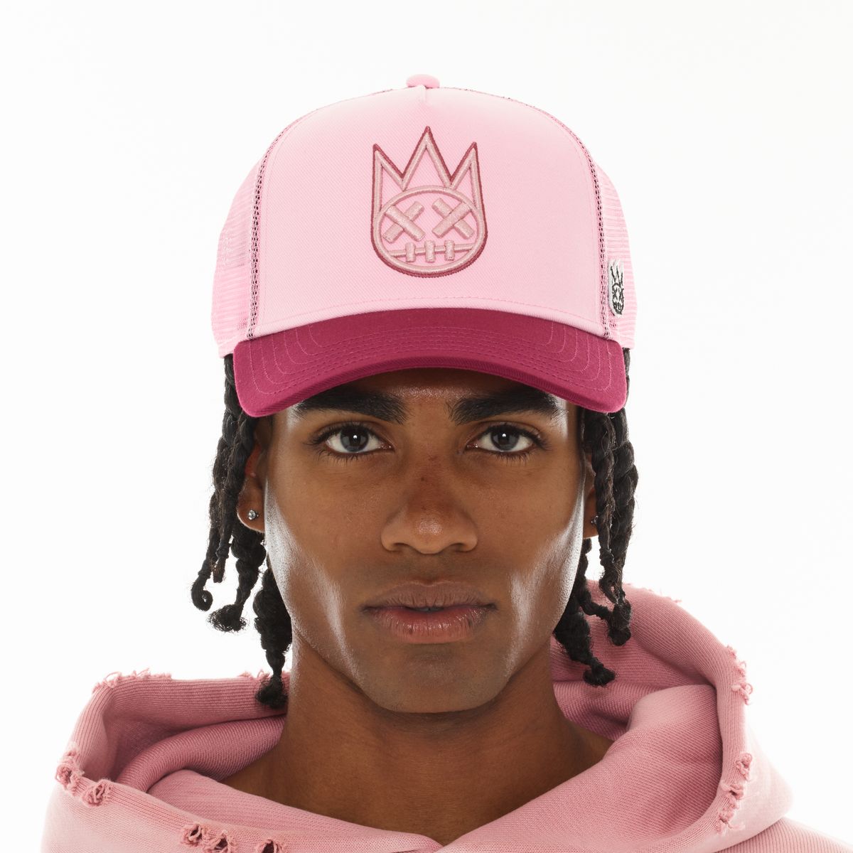 CULT LOGO MESH BACK TRUCKER HAT (626AC-CH53A)
