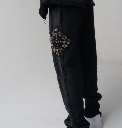 HUDSON Knight Fleece Jogger 623-Black