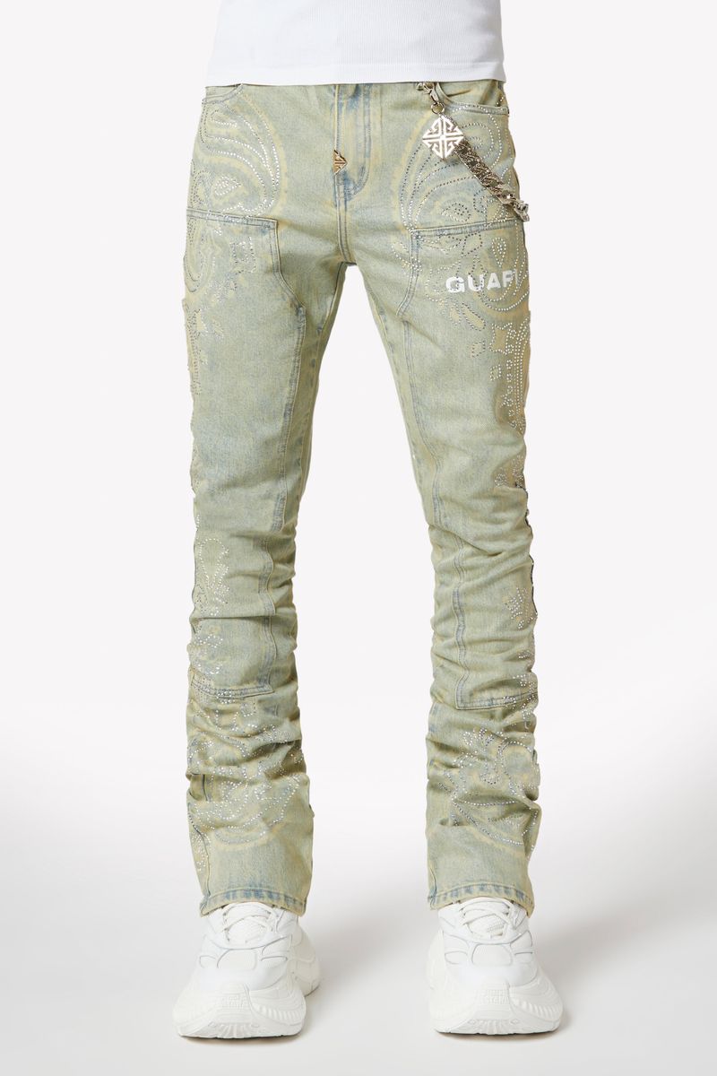 GUAPI Vintage Paisley Denim