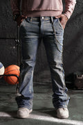 ELITE Vintage Secret Stone Zipper Men's Jeans 19453
