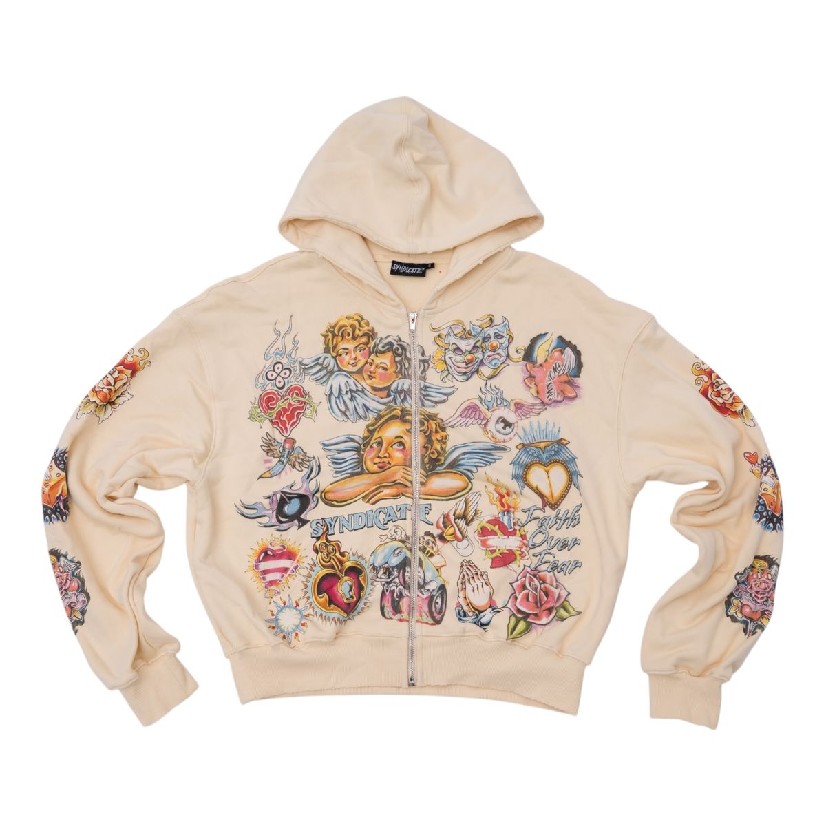 Syndicate "FAITH " ZIP UP BONE SYNH_16