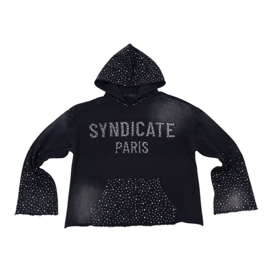 Syndicate "PARIS" CROP-BLK OS (SYNH_25 (3))