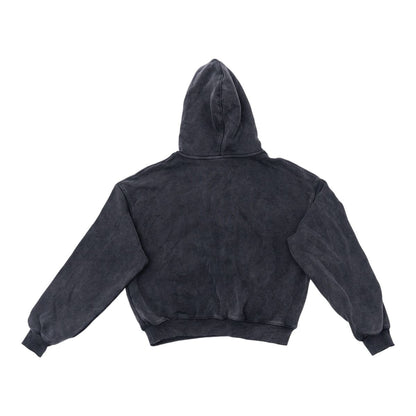 Syndicate "WEB" ZIP UP-BLK WASH (SYNH_29 (2))