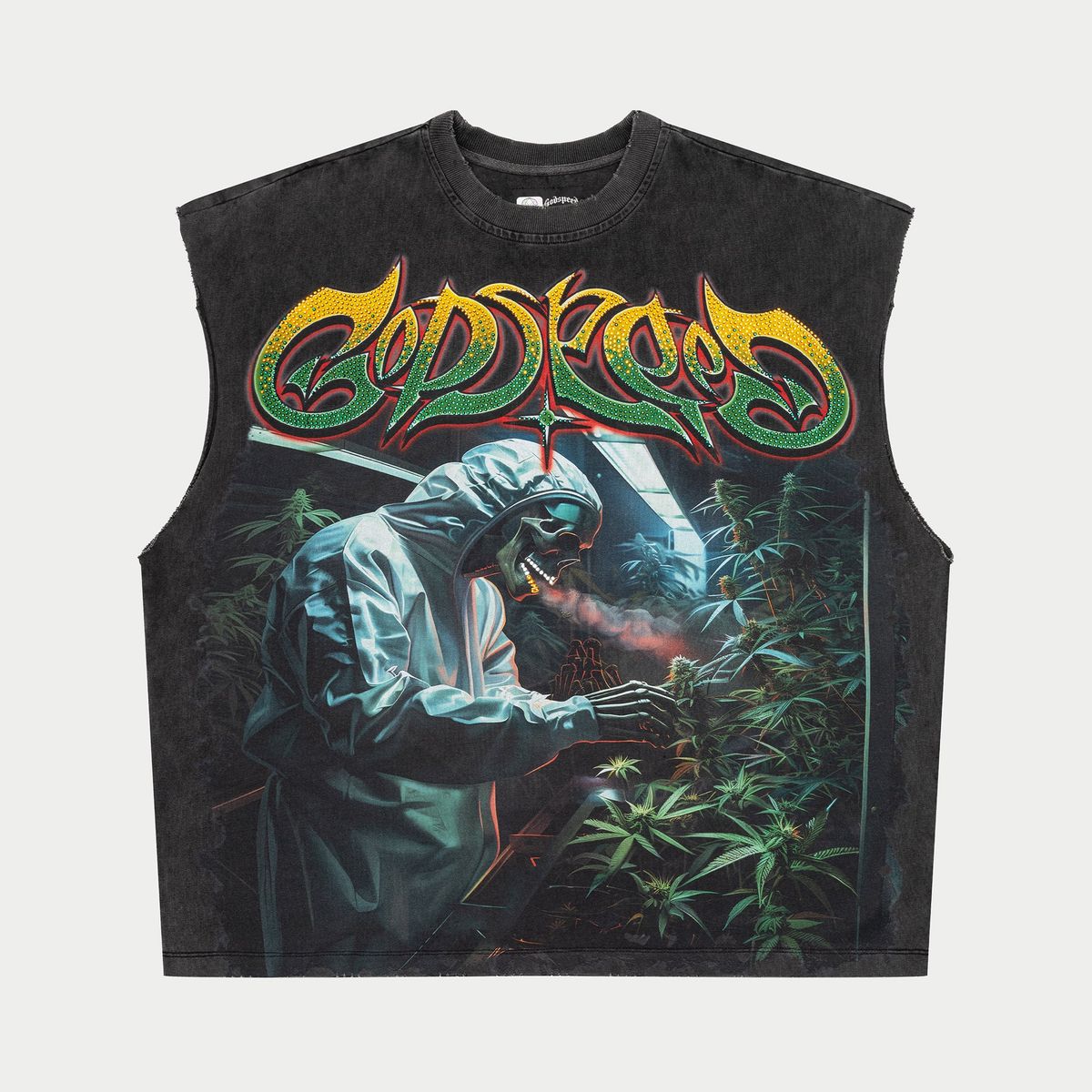 GOD SPEED 420 Indoor VVS Sleeveless (Grey Wash)