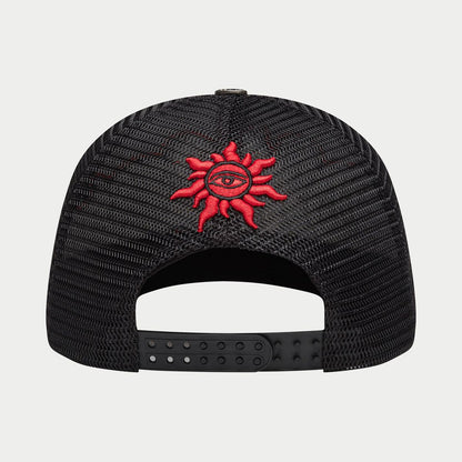 GS Neo Trucker Hat (Black/Yellow/Red)