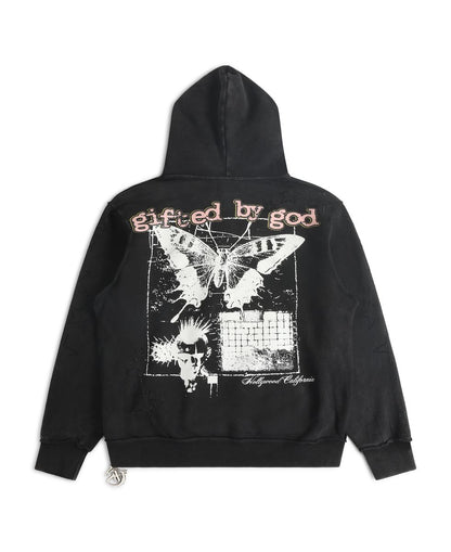 GFTD  SUPERSTAR HOODY - BLACK
