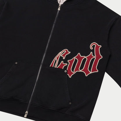 GOD SPEED OG Logo Sweatsuit V2 (Black/Red)