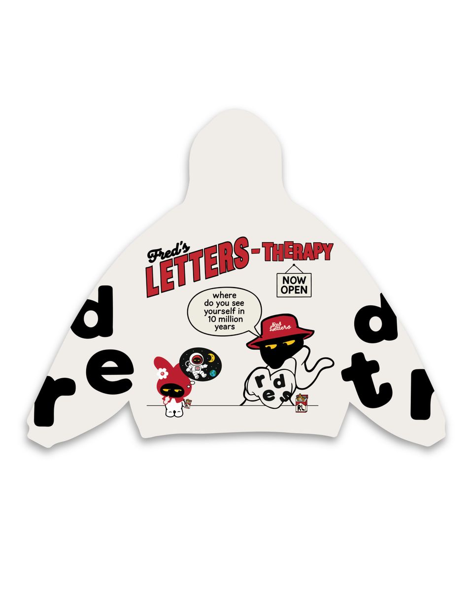RED LETTERS Therapy Scattered Hoodie