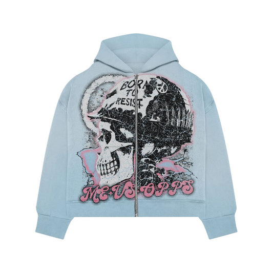 Designers Drip BORN TO RESIST BABY BLUE