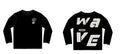MR WAVE WAVE STUDIO (BLACK) CREW NECK (WDS-9C001A)