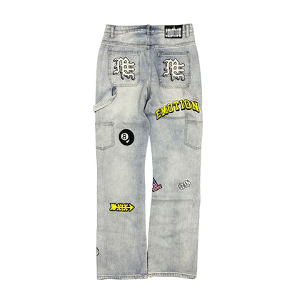Mixed Emotion Emotion Worker Jeans