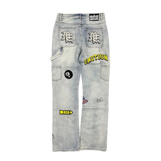 Mixed Emotion Emotion Worker Jeans