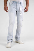 SUPER STRETCH DENIM - ICE BLUE STONE STACKED (DZTR-492 ICE BLUE)