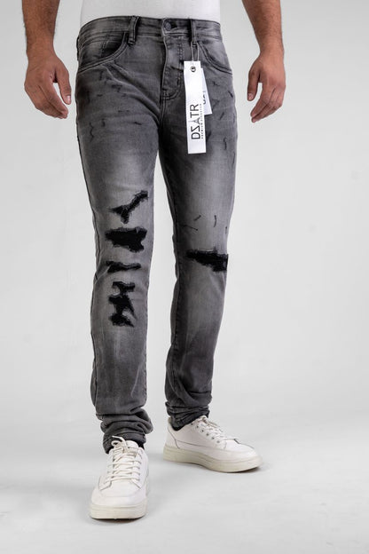 SUPER STRETCH SKINNY - SMOKE GREY (DZTR-463 SMOKE GREY)