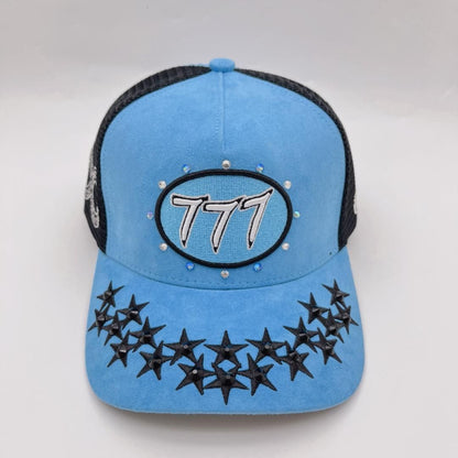 DIAMOND 777 SUEDE TRUCKER Style CD0357- UNIVERSITY BLUE