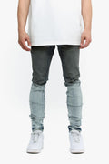 VALABASAS "MR. FLEX SKINNY JEANS (VLBS-VJ1-002) Black/Lt.Blue