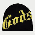 GODSPEED OG Logo Studded Beanie 'Black/Yellow'