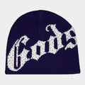 GODSPEED OG Logo Studded Beanie 'NAVY/WHITE'