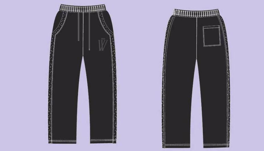 ME WAVE DISTRESSED (BLACK) PANT WDS-9P0060A