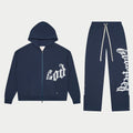 GOD SPEED OG Logo Sweatsuit V2 (Navy/silver)