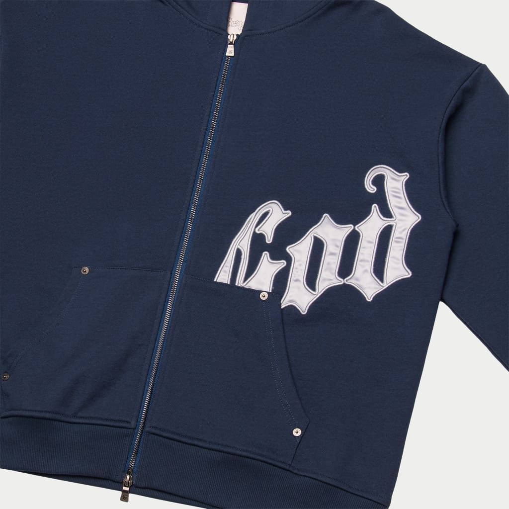 GOD SPEED OG Logo Sweatsuit V2 (Navy/silver)