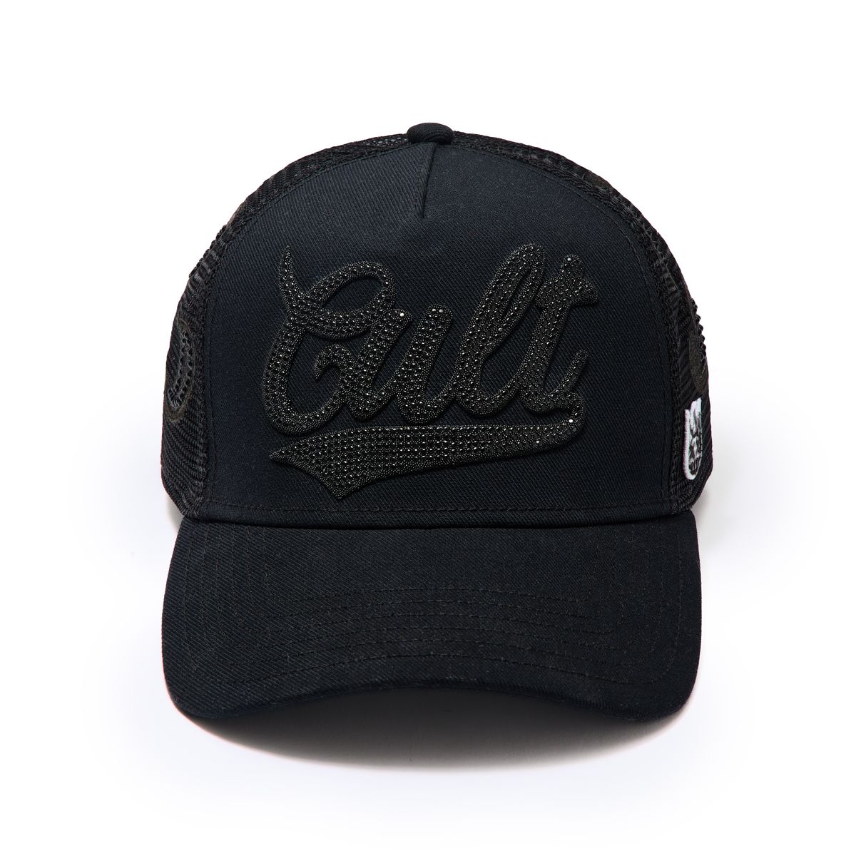 CULT CRYSTAL PAISLEY SHIMUCHAN LOGO MESH BACK TRUCKER HAT (624B11-CH73AC)