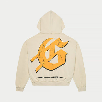GOD SPEED Chrome Liberty Zip Hoodie V2 (Bone)