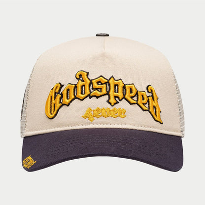 GS Forever Trucker Hat (Bone/Yellow/Navy)