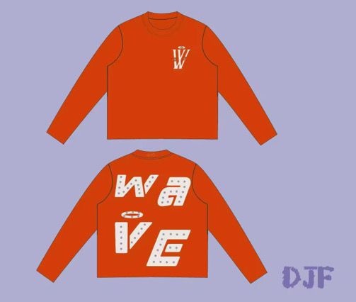 MR WAVE WDS STUDIO (ACID ORANGE) CREW NECK (WDS-9C001C)