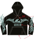 MR WAVE DISTRICT TIFFANY (BLACK) HOODIE (WDS-9H001A)