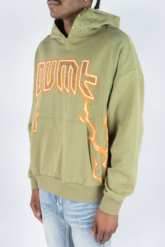 R3BEL DENIM MYSTICAL HOODIE 752-332-SAGE