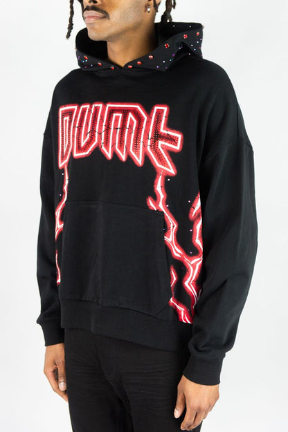 R3BEL DENIM MYSTICAL HOODIE 752-332-Black