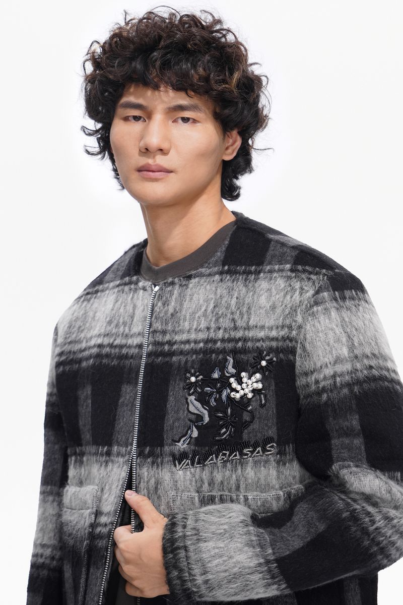 VALABASAS Holiday Flower 2025 Jacket VJK1 – Black (VLBS-VJK1-1051)