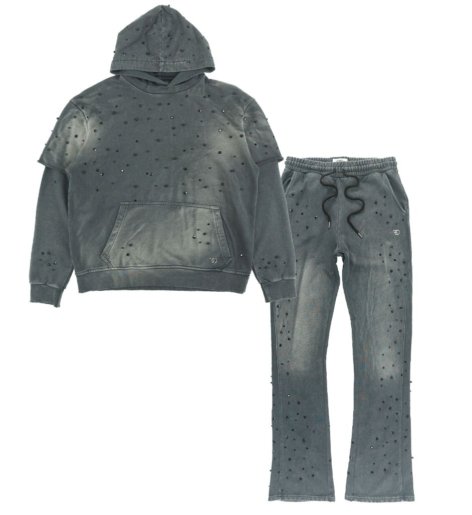 FROST BELLUCCI HOODIE SET (F187) BLACK