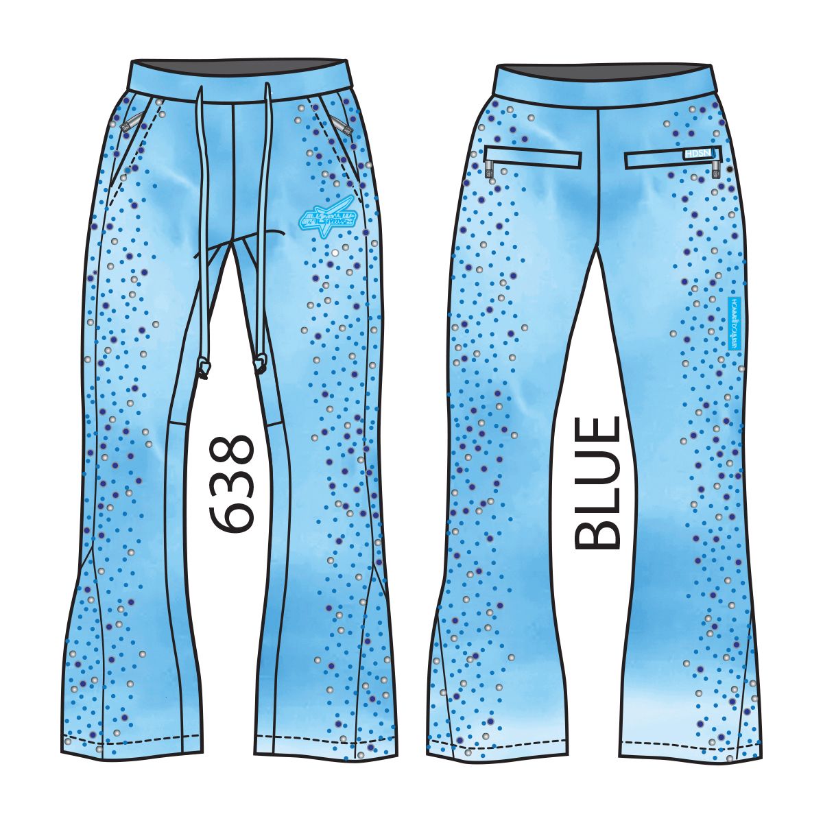 HUDSON STONES STUDS JOGGER (638)