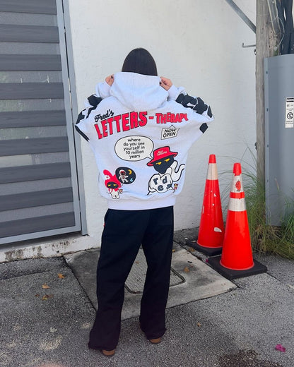 RED LETTERS Therapy Scattered Hoodie