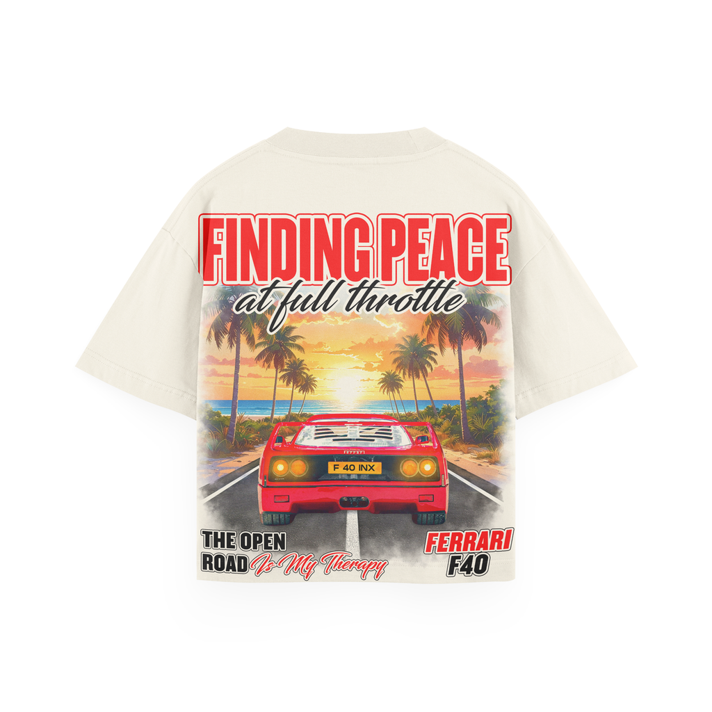 INX Serenity Oversized Heavyweight Tee Cream