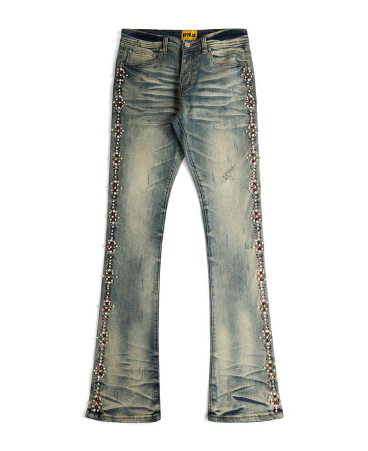GFTD LA FLAME TOURS DENIM - MD WASH