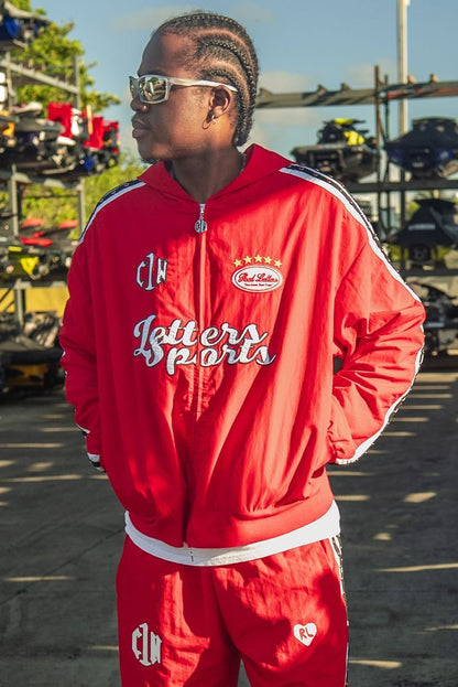 RED LETTERS C1N x RL Zip Up - Red