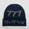 Diamond 777 Beanie - Black/Black