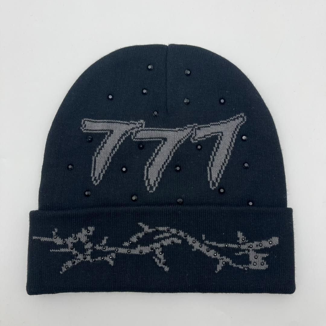 Diamond 777 Beanie - Black/Black