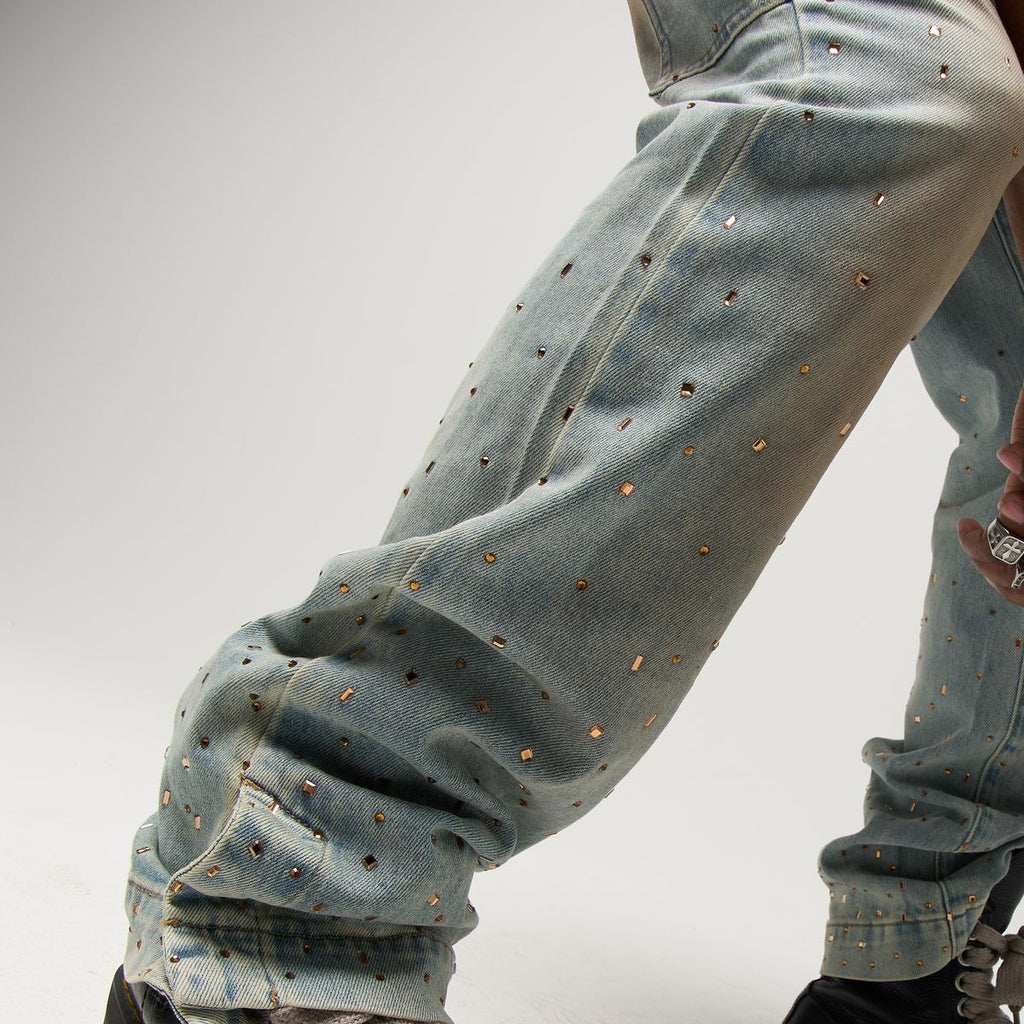 DUAA  FAVORED BLUE DENIM