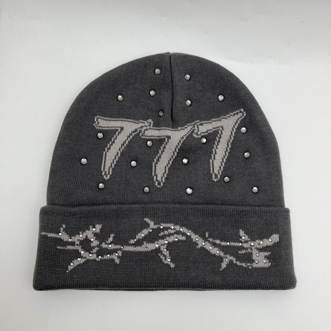 Diamond 777 Beanie - Grey