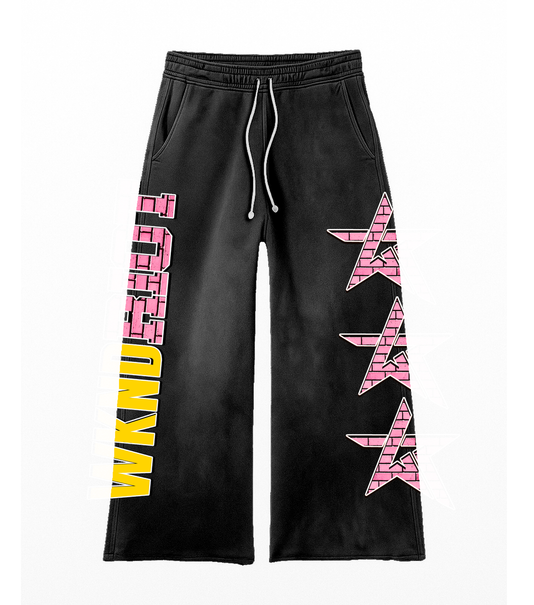 WKND RIOT BRING THE CHAOS SWEATS WASH-BLK WASH
