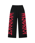 WKND RIOT 1OAK SWEATS W/ RHINESTONES-BLK