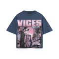INX Freedom Oversized Heavyweight T-Shirt Blue