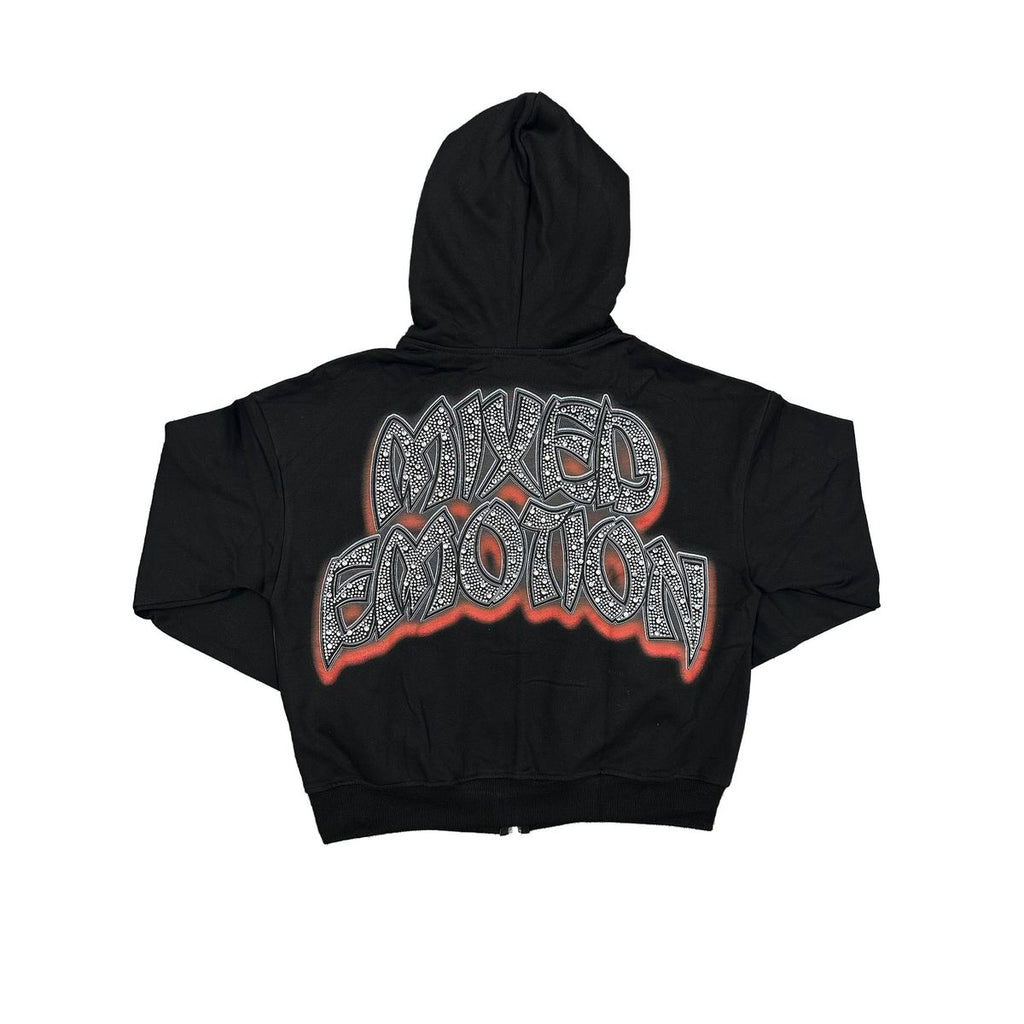 MIXED EMOTION  ‘LAST DANCE’ RHINESTONE HOODIE