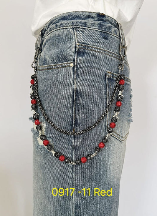 KD DENIM CHAIN (0917-11 RED)