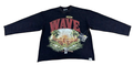 MR WAVE PARADISE (ACID BLACK) CREW NECK (WDS-9C020A)